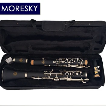 MORESKY кларинет немски G Tune 18/20 клавиши кларнет кларинет ABS смола тялото материал никелиран ключ Klarnets E913