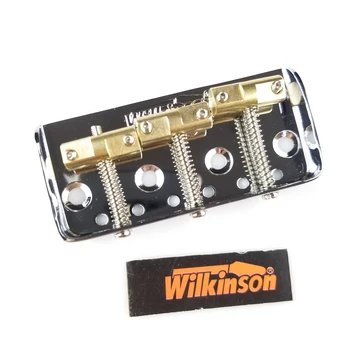 Wilkinson WTBS 6Strings Guitar Bridge Short TL Electric Guitar Bridge Brass Saddle Chrome silver