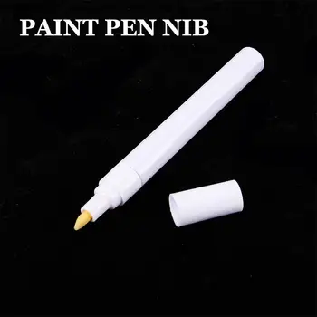 1PCS Празна писалка за многократна употреба Празна 3-6Mm двулицева двулицева писалка за боядисване на писци Fine Nib Marker Алуминиева тръба Paint Pen аксесоари