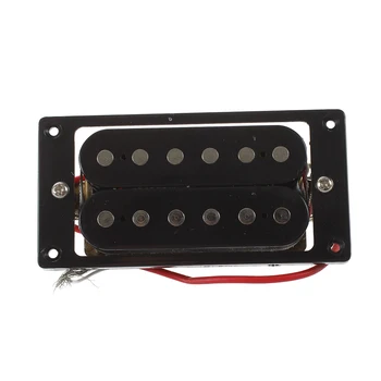  2PC (1 комплект) Черен Humbucker двойна намотка електрическа китара пикапи + рамка винт