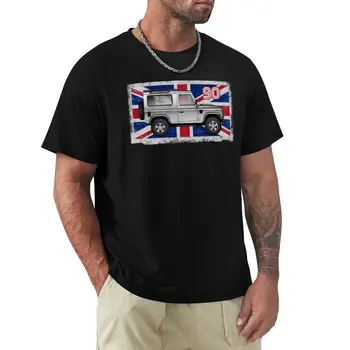 Union Jack Flag Defender Off Road 4x4 тениска лято топ смешно тениски тренировка ризи за мъже
