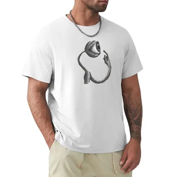 Любопитна извънземна тениска потни ризи Естетично облекло хипи дрехи тениска за мъже
