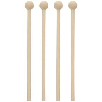 Ударни пръчки Дървени чукове Музикален инструмент Ударни аксесоари за енергиен камбанен дървен блок