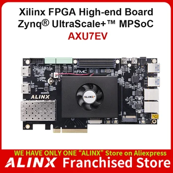 ALINX AXU7EV Xilinx Zynq UltraScale+ MPSoC XCZU7EV AI изчисление 4K HDMI входен изход PCIe3.0 H.265 Автомобилостроене ADAS Vitis-AI