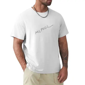 Milpool Leg Cast Signature тениска тениска момчета животински печат смешно графики тениски за мъже пакет