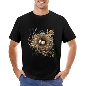 A Bird Nest тениска плюс размер върховете бързосъхнеща риза плодове на тъкачния стан мъжки тениски