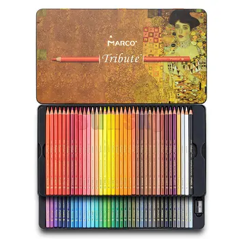 Marco Tribute Masters 3300 300 160 цветни моливи за книжки за оцветяване за възрастни,Premier Coloring Pencils for Layering Shading Blend