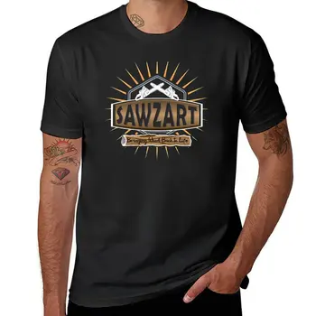 New Sawzart - Привеждане на дървото обратно към живот Тениска Блуза смешно тениска мъжки високи тениски