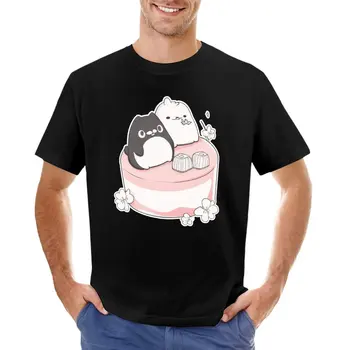 Penguin's Sweet Cake Delight T-Shirt летни върхове бързосъхнеща тениска Мъжко облекло
