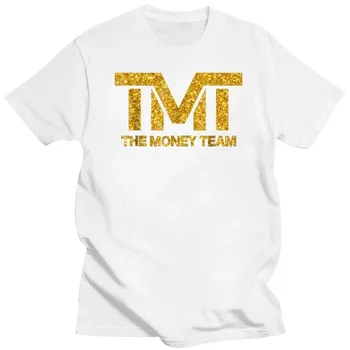 TMT The Money Team Golden Fun принтирана памучна мъжка и дамска тениска с къс ръкав