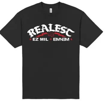 Ezekiel Miller Ez Mil X Eminem Realest T Shirt New S-5Xl Нов хип-хоп 2023