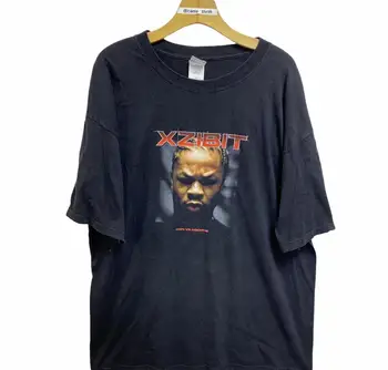 Vintage 2002 Xzibit Man Vs. Machine Tour Shirt Size XL Gangster Rap Hip Hop