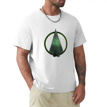 Зелена стрелка символ Тениска за момче Тениска момчета животински принт риза Къс ръкав чай мъжки дрехи