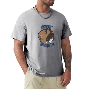 Боксер с влажна тениска Jowlettes графични тениски плюс размер върховете извънгабаритни тениска мъже