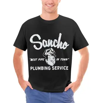 Санчо ВиК Сервиз Най-добрата тръба в града Мъжка тениска Топ Tee Casual Style T Shirt