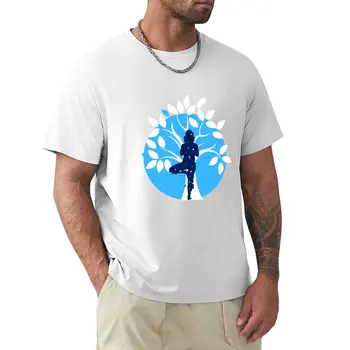 Adriene Йога Фокус тениска тениска плюс размер тениски аниме тениска реколта дрехи летни върхове мъжко облекло