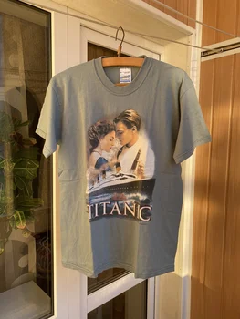 1998 Титаник Леонардо ди Каприо Винтидж тениска мъжка тениска