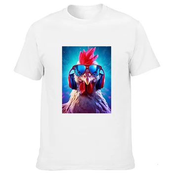 Hot Selling Mighty Rooster Мъжка модална тениска с къс ръкав Препоръчани Манга Създаване Streetwear Мъжко облекло Harajuku Casual