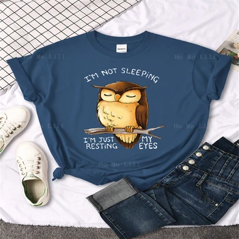 I'm Just Resting Cat-Head Eagle Retro Female Hip Hop T-Shirt Over Size