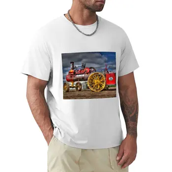 Артистична тениска на Russell Steam Traction Engine Къса тениска персонализирана тениска тениска тениски за мъже графична
