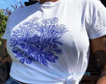  божур цвете печат тениска флорални ботанически печат риза унисекс S-XXL T РИЗА ПАМУК СЛУЧАЙНИ Мъжки тениска Дамски тениски върхове