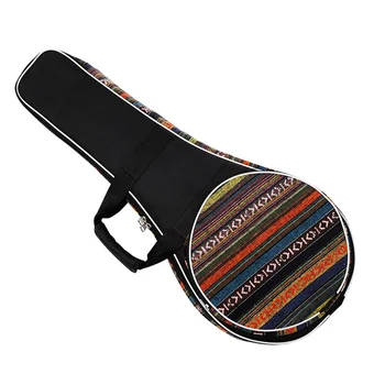 Mandolin Bag Case A- Модел Gigbag раница с дръжка, регулируема презрамка, преден джоб, инструмент за чанта за съхранение